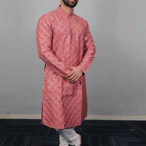 Men's Black Patterned Jacket